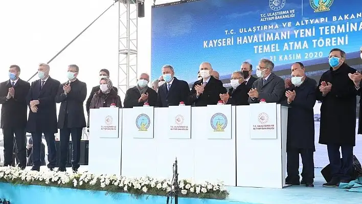 Kayseri Havaalanı Yeni Terminal Binası'nın temeli atıldı