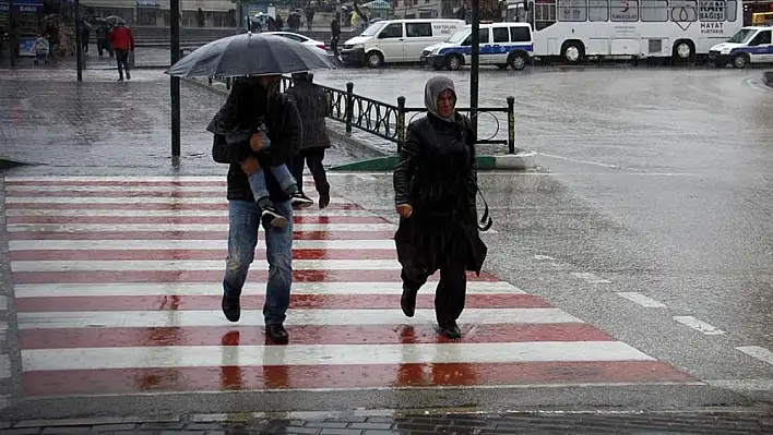 Kayseri için uyarı verildi! Yağmur geliyor (10 Kasım Pazar)