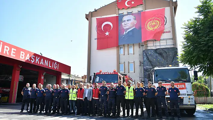 Kayseri itfaiyesi görevden döndü