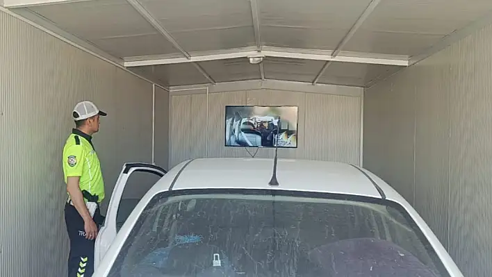 Kayseri kara yolunda trafik bilgilendirmesi