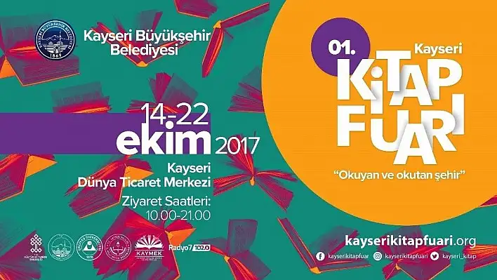 1. Kayseri Kitap Fuarı 14 Ekim tarihinde açılacak