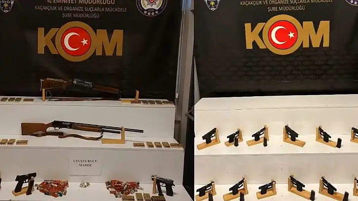 Kayseri merkezli silah operasyonu: Silah tüccarları kıskıvrak yakalandı!