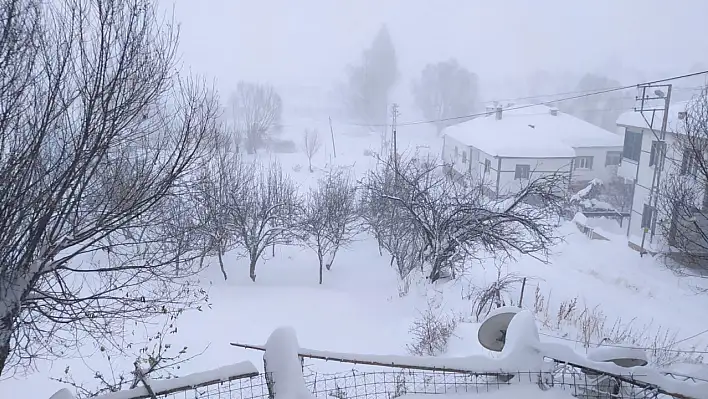 Kayseri'nin ilçelerinde tipi etkili oldu