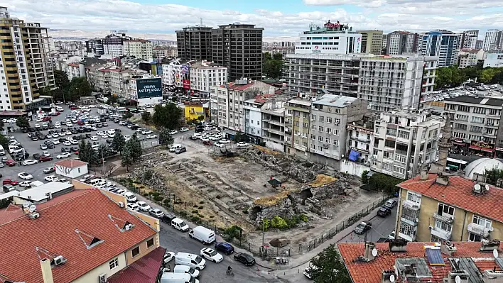 Kayseri'nin ilk medresesinde çalışmalar sürüyor!