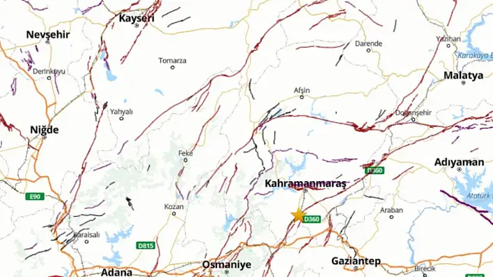 Kayseri'nin komşusunda deprem