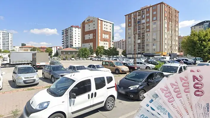 Kayseri'nin merkezindeki arsa için rekor fiyat! Metrekaresi tam 78 bin TL