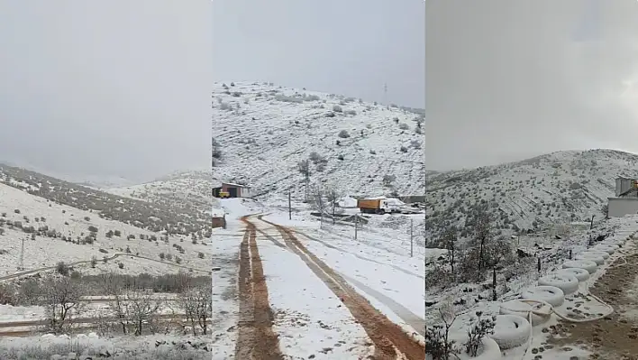 Kayseri'nin o ilçesi beyaza büründü!