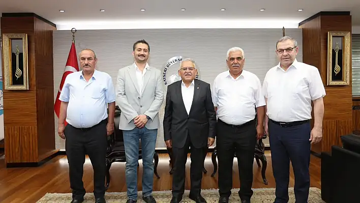 Kayseri'nin önemli sektör temsilcileri Büyükkılıç'ı ziyaret etti