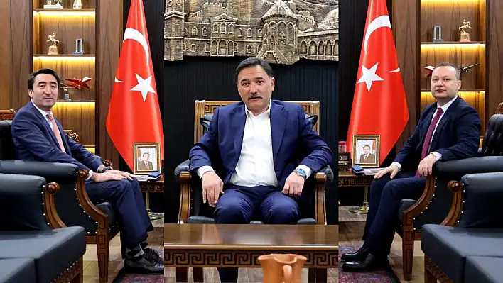 Kayseri'nin yeni Kaymakamlarından Valiye ziyaret