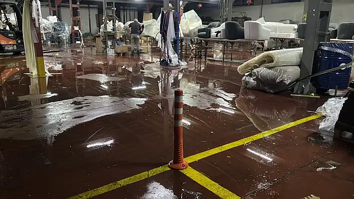 Kayseri OSB'de su basmayan fabrika kalmadı