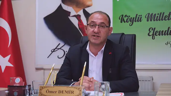 Kayseri Pancar Kooperatifi Başkan adayı Demir'den dikkat çeken açıklama: Bunu yapmayın!