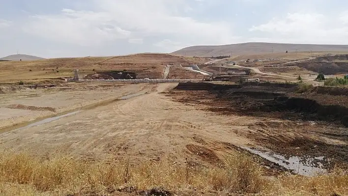 Kayseri Pınarbaşı Planlı Barajı çalışmaları devam ediyor
