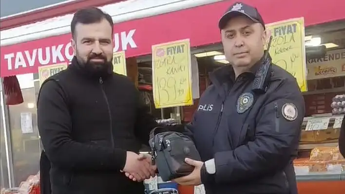 Kayseri polisi, vatandaşın yüzünü bakın nasıl güldürdü!