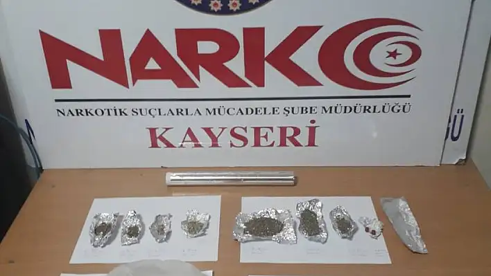 Kayseri polisinin uyuşturucuyla mücadelesi sürüyor