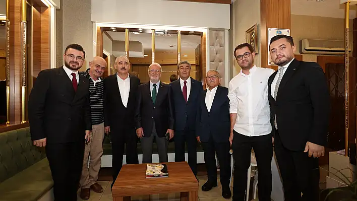 Kayseri protokolü Kazancılar Çarşısı'nda esnafla buluştu!