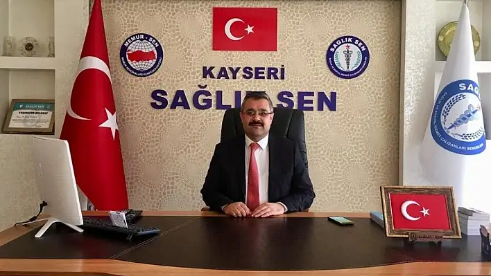 Kayseri Sağlık-Sen'de yeni Başkan Hakan Keser oldu