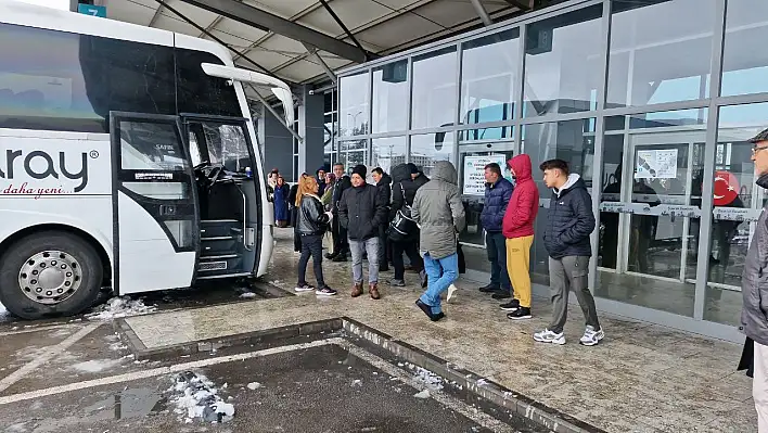 Kayseri seferleri durduruldu