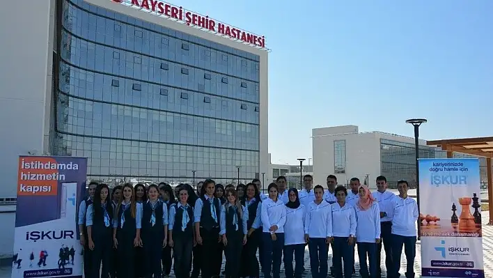 Kayseri Şehir Hastanesine İŞKUR'dan destek
