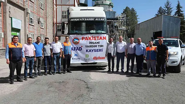 Kayseri Şeker'den, Pakistan'a dost eli