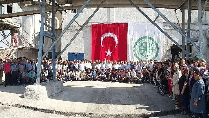 Kayseri Şeker Fabrikası kireç ocağı 63. kez ateşlendi