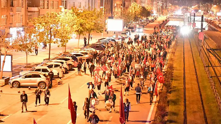 Kayseri tek yürek 19 Mayıs için yürüdü