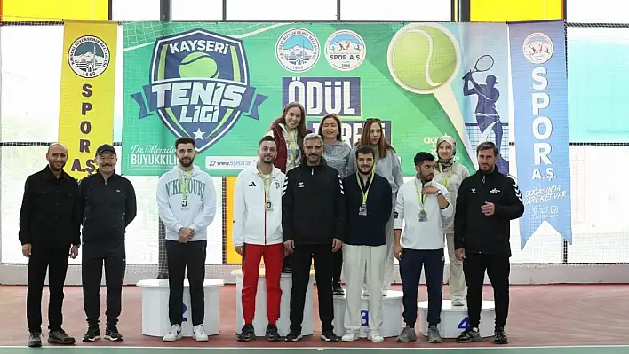 Kayseri Tenis Ligi'nde dereceye girenler belli oldu