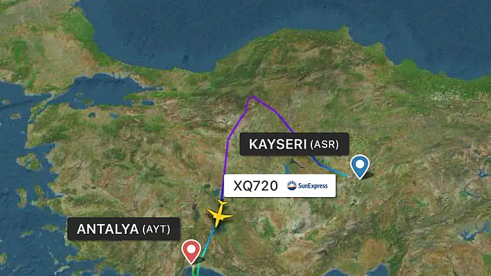 Kayseri uçağı Antalya'ya zorunlu iniş yaptı - İşte sebebi!