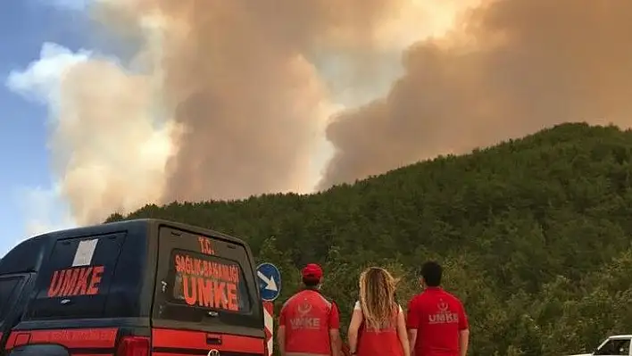 Kayseri UMKE ekibi Manavgat'ta