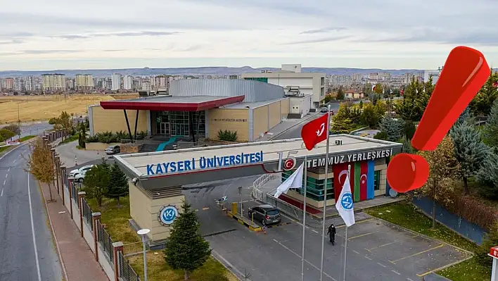 Kayseri Üniversitesi açıkladı! Geçici süre ile kapatıldı
