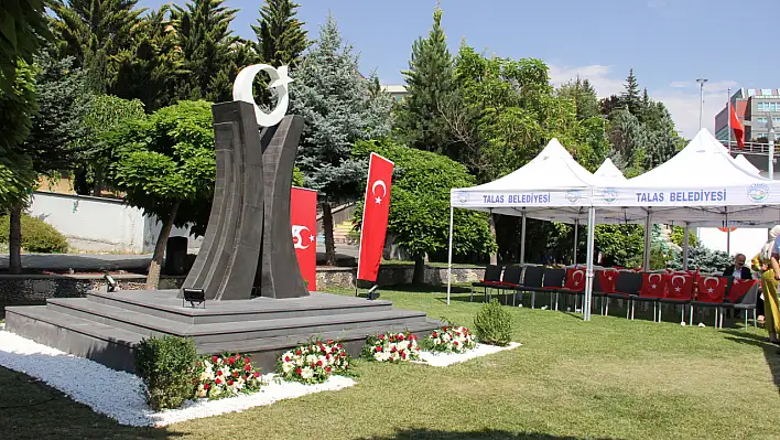 Kayseri Üniversitesi'nde 'Şehitler Anıtı' açıldı