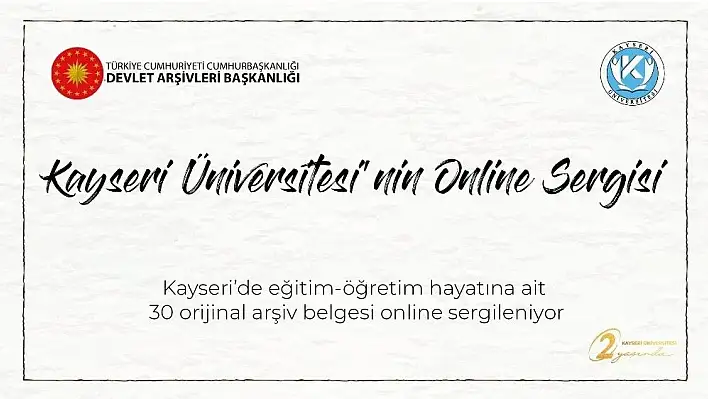 Kayseri Üniversitesi'nden Online Sergi