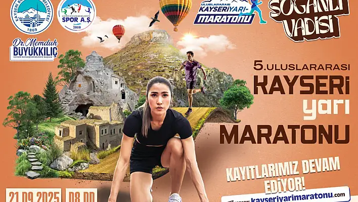 Kayseri Yarı Maratonu parkurları belli oldu
