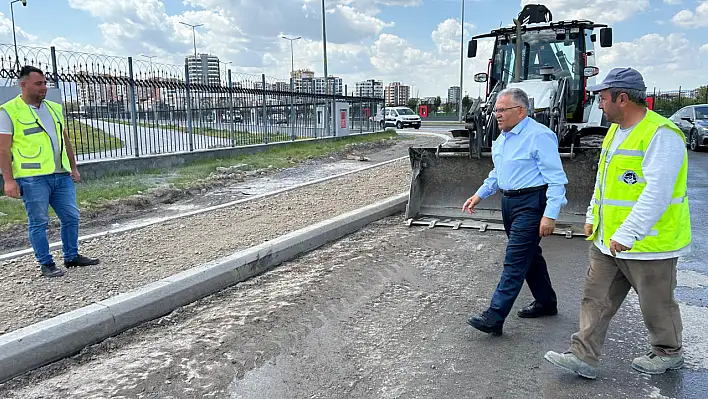 Kayseri'ye 2 bin metre uzunluğunda yeni yol yapılacak