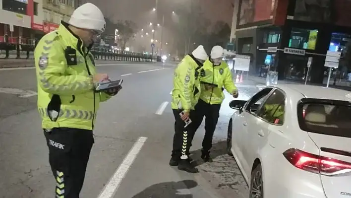 Kayseri'de bin 742 sürücüye ceza!