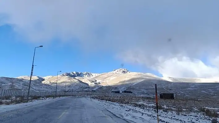 Kayseri'ye kış geldi! Bakın nerelere kar yağdı?