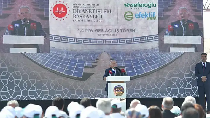 'Kayseri, yenilenebilir enerjinin en güzel merkezlerinden biri'