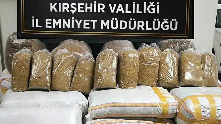 Kayseri yolunda 700 kilo ele geçirildi