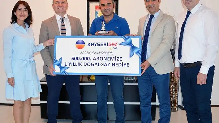 Kayserigaz 500 bin aboneye ulaştı
