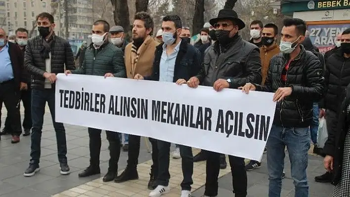 Kayserili esnaflar kapatılan iş yerlerinin açılmasını istiyor