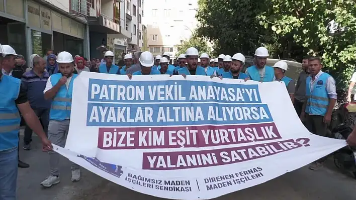 Kayserili Genel Başkan'dan madencilere destek!