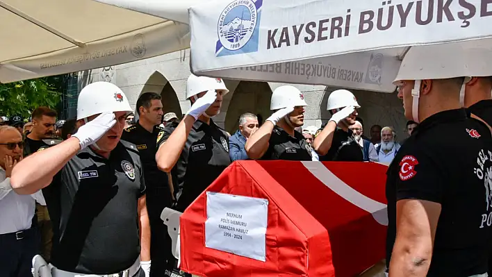 Kayserili polis memuru son yolculuğuna uğurlandı