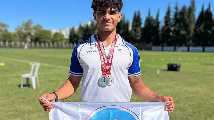 Kayserili sporcu Antalya'dan çifte madalya ile döndü!