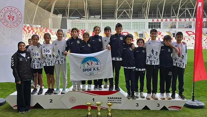 Kayserili sporcular Karaman'da rüzgar gibi esti!