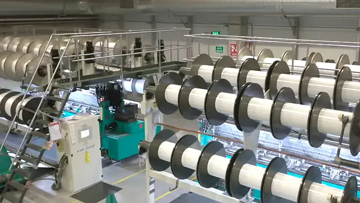 Kayserili tekstil şirketi üretim hattını yeniliyor: Eski makineyi sattı