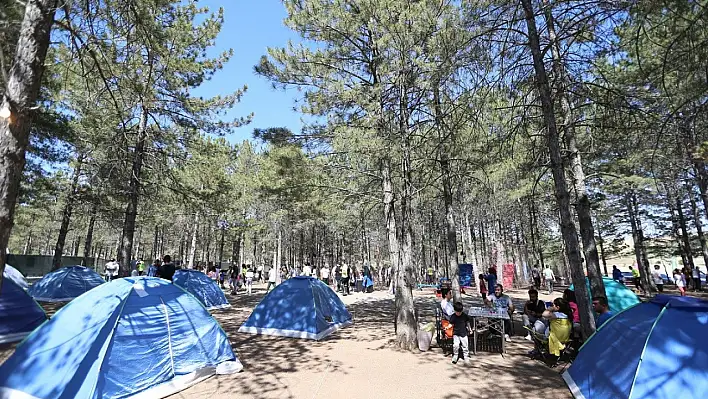 Kayserililer, doğa kampında buluşuyor