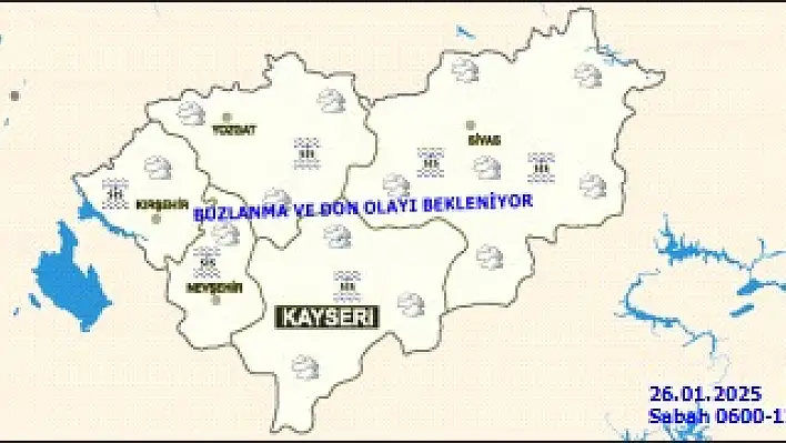 Kayserilileri bugün nasıl bir hava bekliyor? (26 Ocak Pazar)