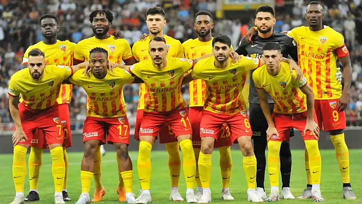 Kayserispor 13. sırada yer aldı!