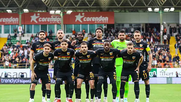 Kayserispor'un puanı 41 oldu