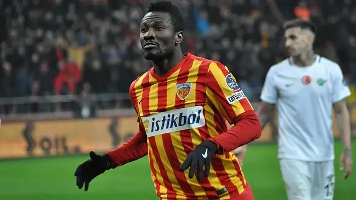 Kayserispor'a Asamoah Gyan'dan kötü haber