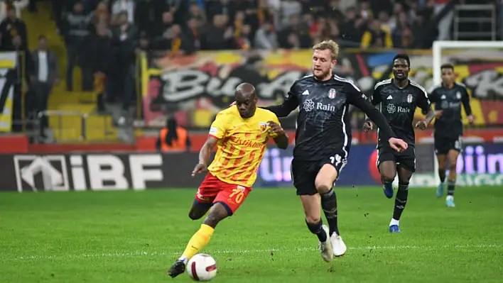 Kayserispor Beşiktaş'ı elinden kaçırdı